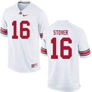 Men's Ohio State Buckeyes #16 Cade Stover White Nike NCAA College Football Jersey Restock LBI0744DF